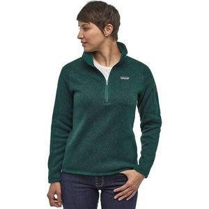 Patagonia Women's Better Sweater 1/4 Piki green XS